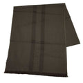 Gucci Herringbone Scarf Brown Wool Shawl Men Women Never Aq5618