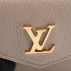 Louis Vuitton Trifold Wallet Portefeuille Lock Mini Gray Leather — view 7