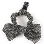 Chanel Silk Metiers D'art Collection CC Logo Ribbon Scrunchie Hair — view 4