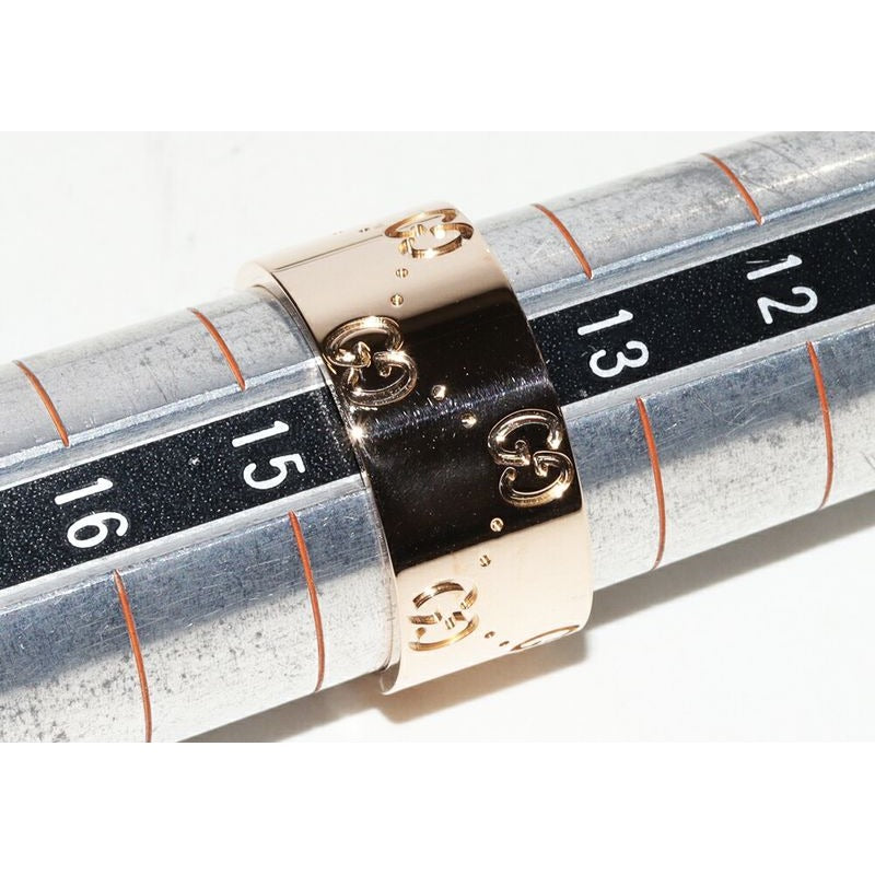 Gucci Rings 18K Pink Gold Iconic Ring Width 9 mm — view 2