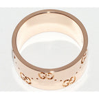 Gucci Rings 18K Pink Gold Iconic Ring Width 9 mm — view 3
