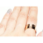 Gucci Rings 18K Pink Gold Iconic Ring Width 9 mm — view 5