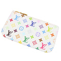 Louis Vuitton LV Takashi Murakami Pochette Cles White Multicolor Monogram Pouch
