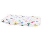 Louis Vuitton LV Takashi Murakami Pochette Cles White Multicolor Monogram Pouch — view 3