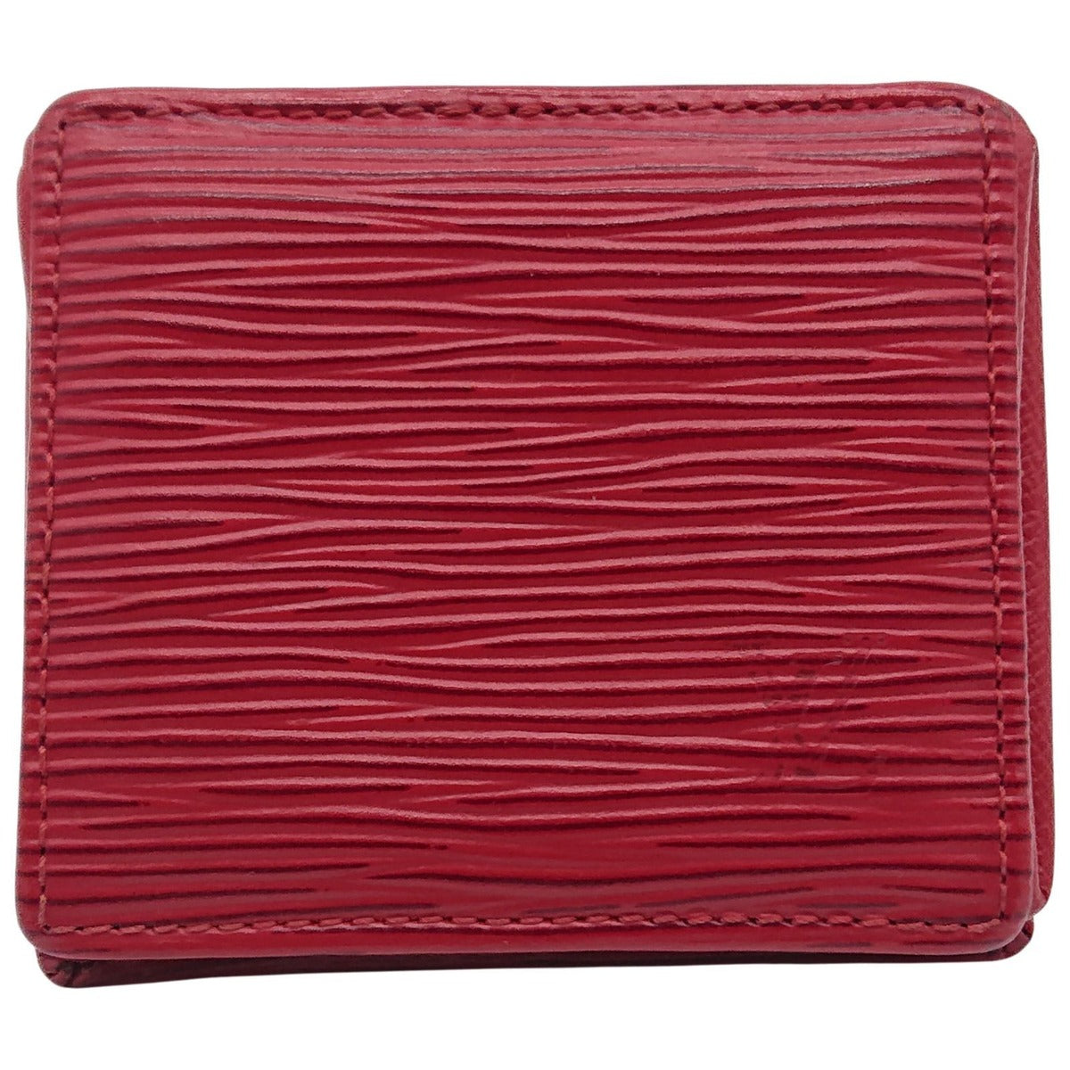Louis Vuitton Coin Case Porte Monnaie Boite Epi Red