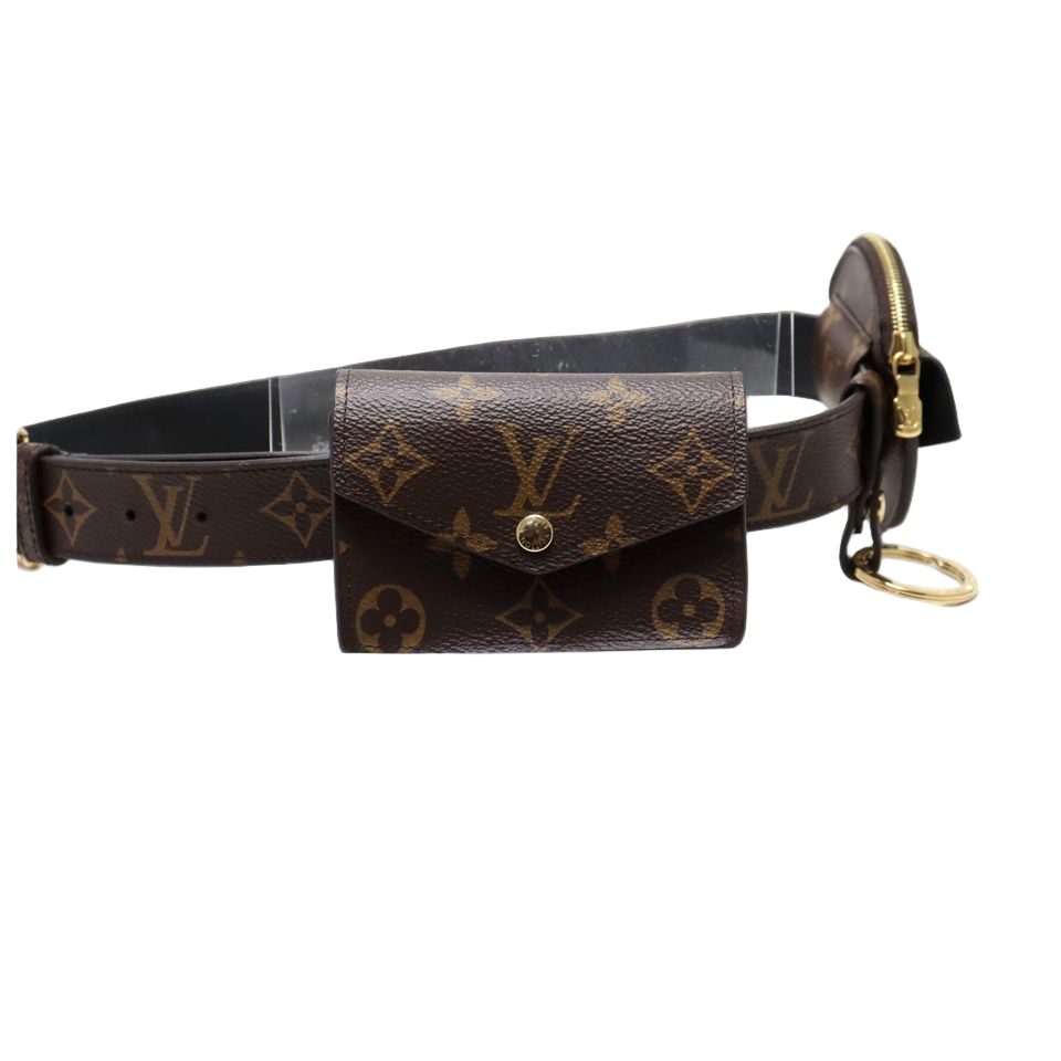 Louis Vuitton Monogram Ceinture Daily Multi Pocket Leather Belt Bag