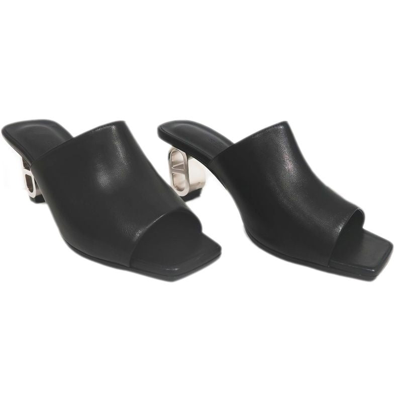 Hermes Iconic Sandals Size 36 Black Leather Apparel — view 2