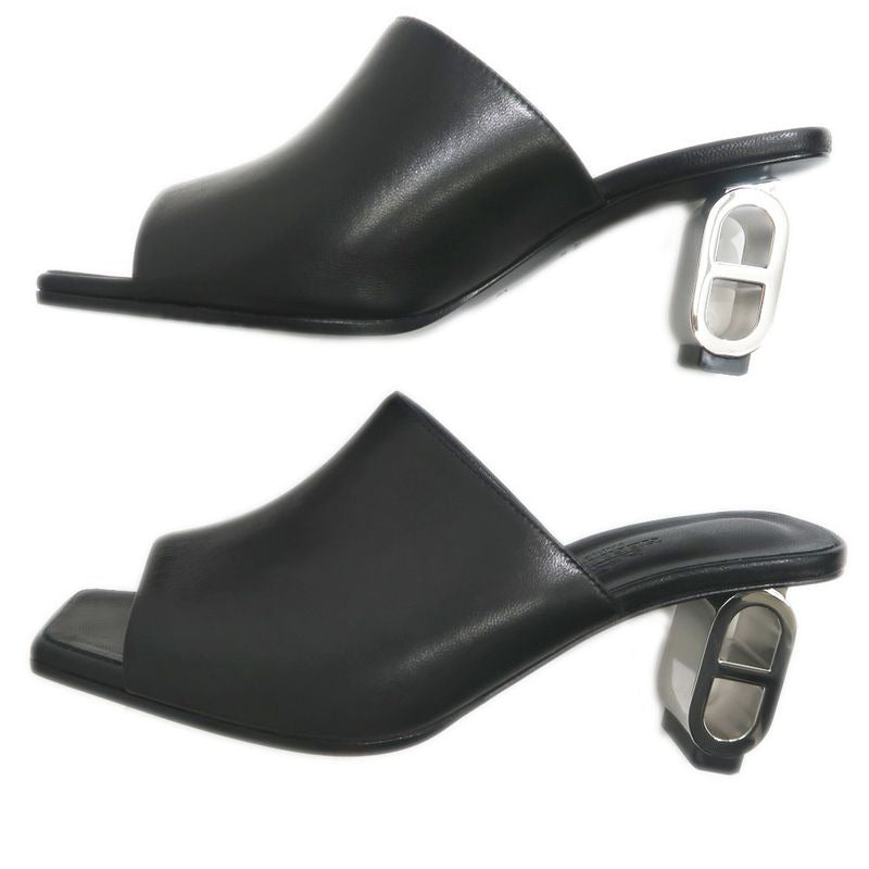 Hermes Iconic Sandals Size 36 Black Leather Apparel — view 4