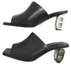 Hermes Iconic Sandals Size 36 Black Leather Apparel — view 4