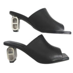 Hermes Iconic Sandals Size 36 Black Leather Apparel — view 5