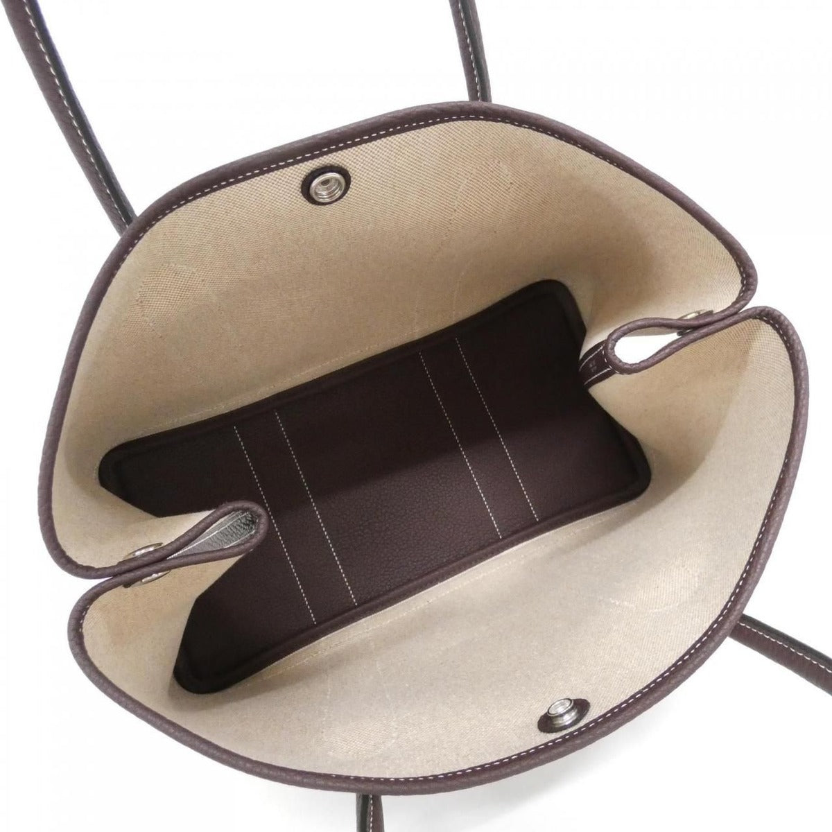 Hermes AU Pas Garden Party Bag Ecru-beige — view 4