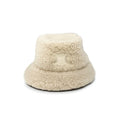 Celine Hat Cashmere Beige Triomphe Logo Bucket