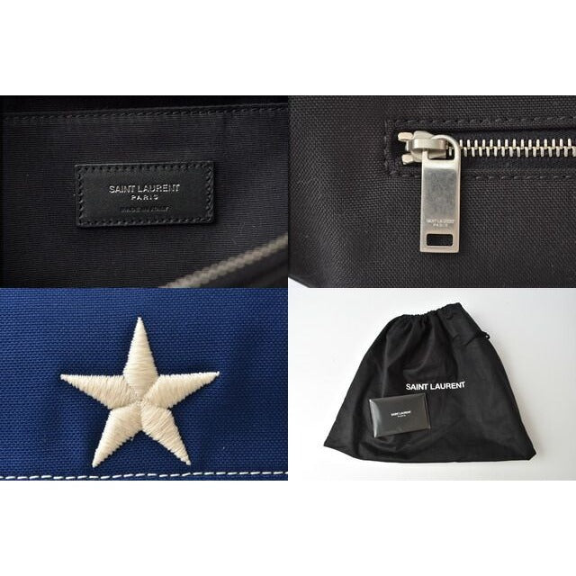 Saint Laurent Body Bag Waist Pouch Leather Marsupio Star — view 8