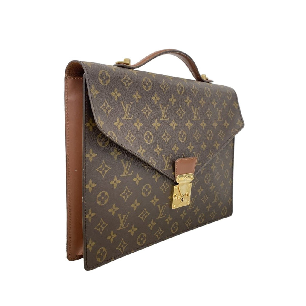 Louis Vuitton Business Bag Monogram Porte Documents Bandouliere Brown — view 2