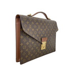 Louis Vuitton Business Bag Monogram Porte Documents Bandouliere Brown — view 2