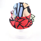 Chanel Silk CC Logo Plate Camellia Allover Pattern Hat Multi — view 3