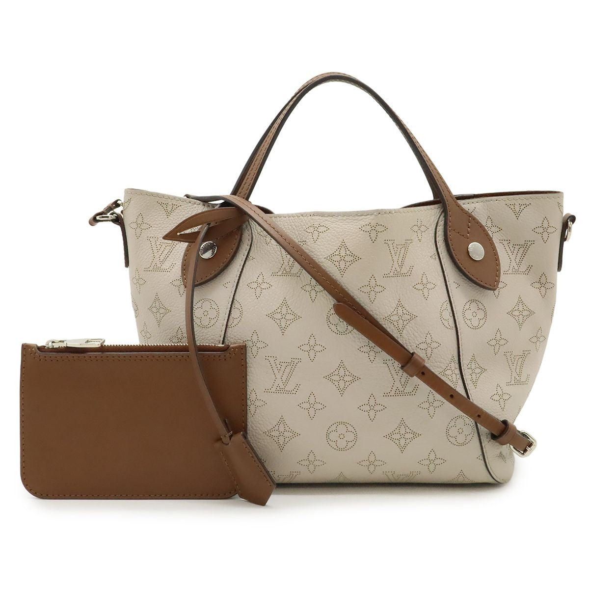 Louis Vuitton Monogram Mahina Hina PM 2-Way Shoulder Bag Leather Brume