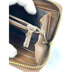 Gucci GG Supreme Faux Not Leather Round Zip Wallet Long — view 6