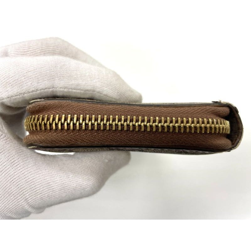 Gucci GG Supreme Faux Not Leather Round Zip Wallet Long — view 5