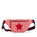 Gucci Children's GG Logo Star Belt Bag Red Canvas Leather