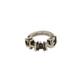 Chanel Logo Silver Ring
