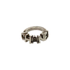 Chanel Logo Silver Ring