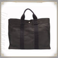 Hermes Her Line Tote MM Bag Business Commuter School Nylon Canvas