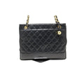 Chanel Quilted GD Leather Shoulder Bag