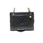 Chanel Quilted GD Leather Shoulder Bag