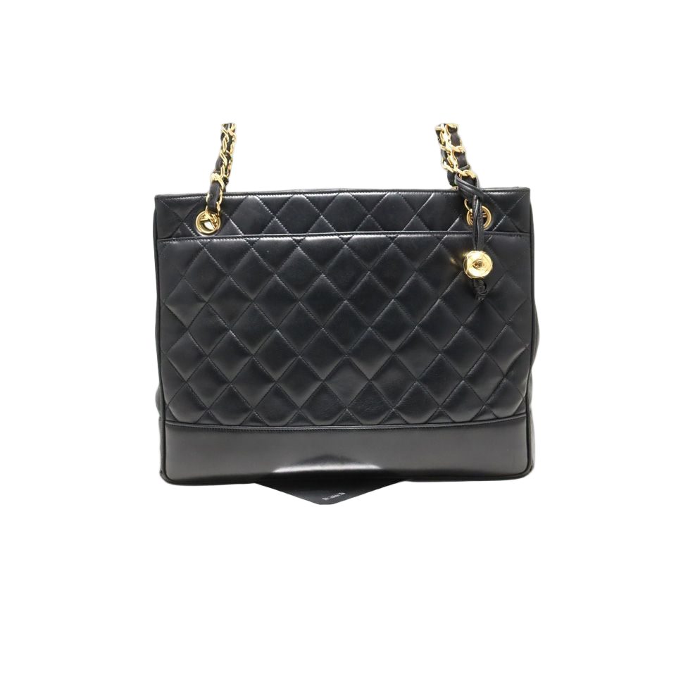 Chanel Quilted GD Leather Shoulder Bag