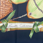 Hermes Scarf Silk Carre 90 Jardin Creole Cles Or's Paradise Black — view 6