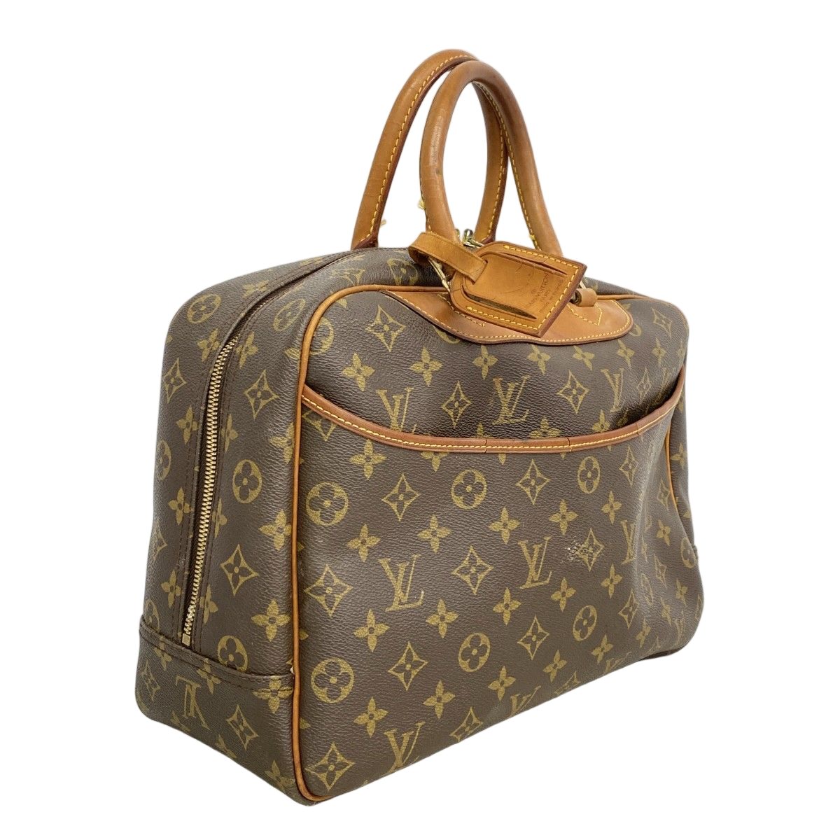 Louis Vuitton Handbag Monogram Deauville Brown — view 2