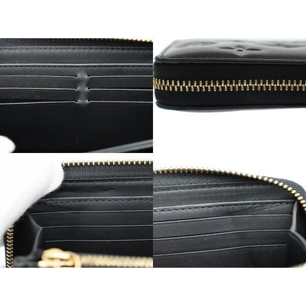 Louis Vuitton Monogram Embossed Zippy Wallet Coussin Round Zipper Long — view 3