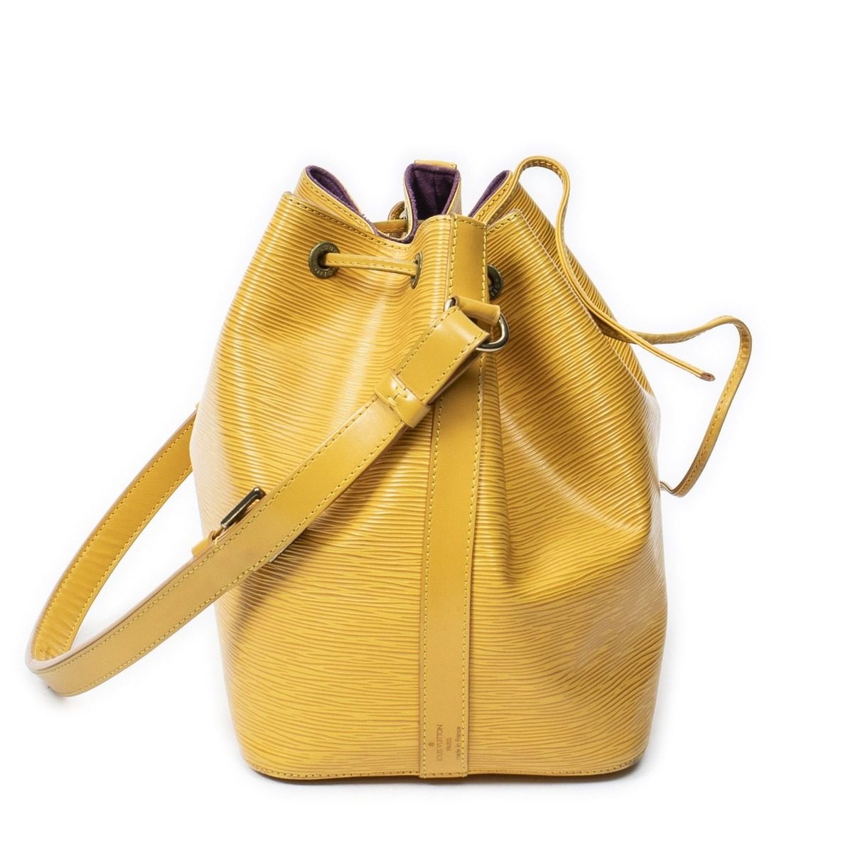 Louis Vuitton Noe Yellow Epi Handbag — view 4