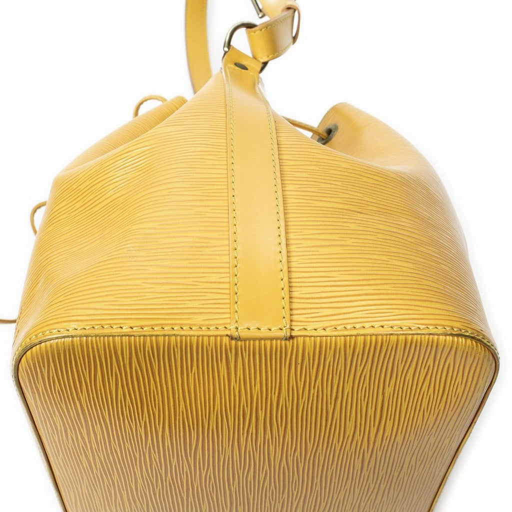 Louis Vuitton Noe Yellow Epi Handbag — view 7