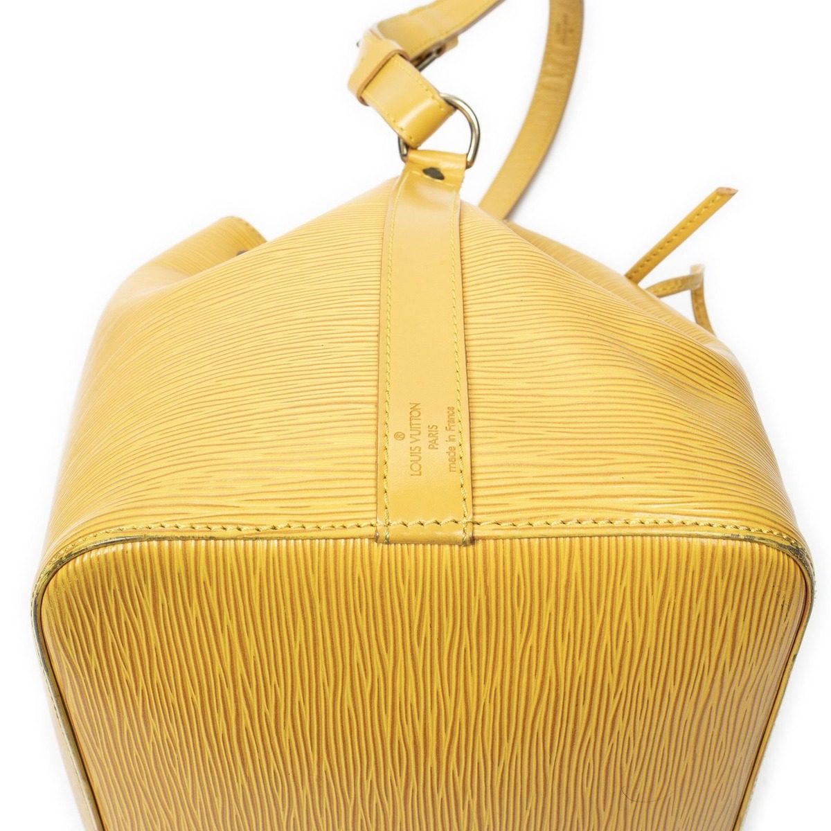 Louis Vuitton Noe Yellow Epi Handbag — view 8