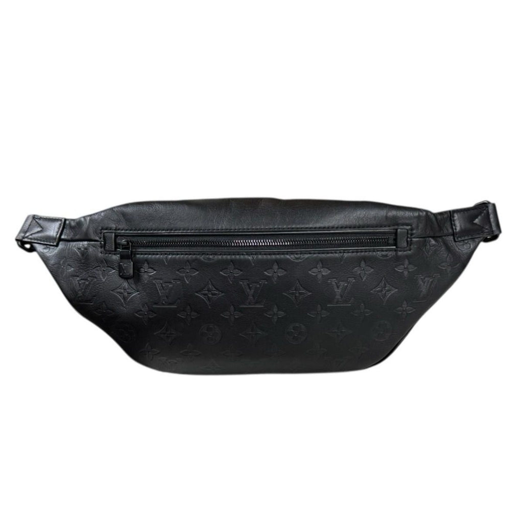 Louis Vuitton Discovery Bum Bag PM Monogram Shadow Leather Black — view 3