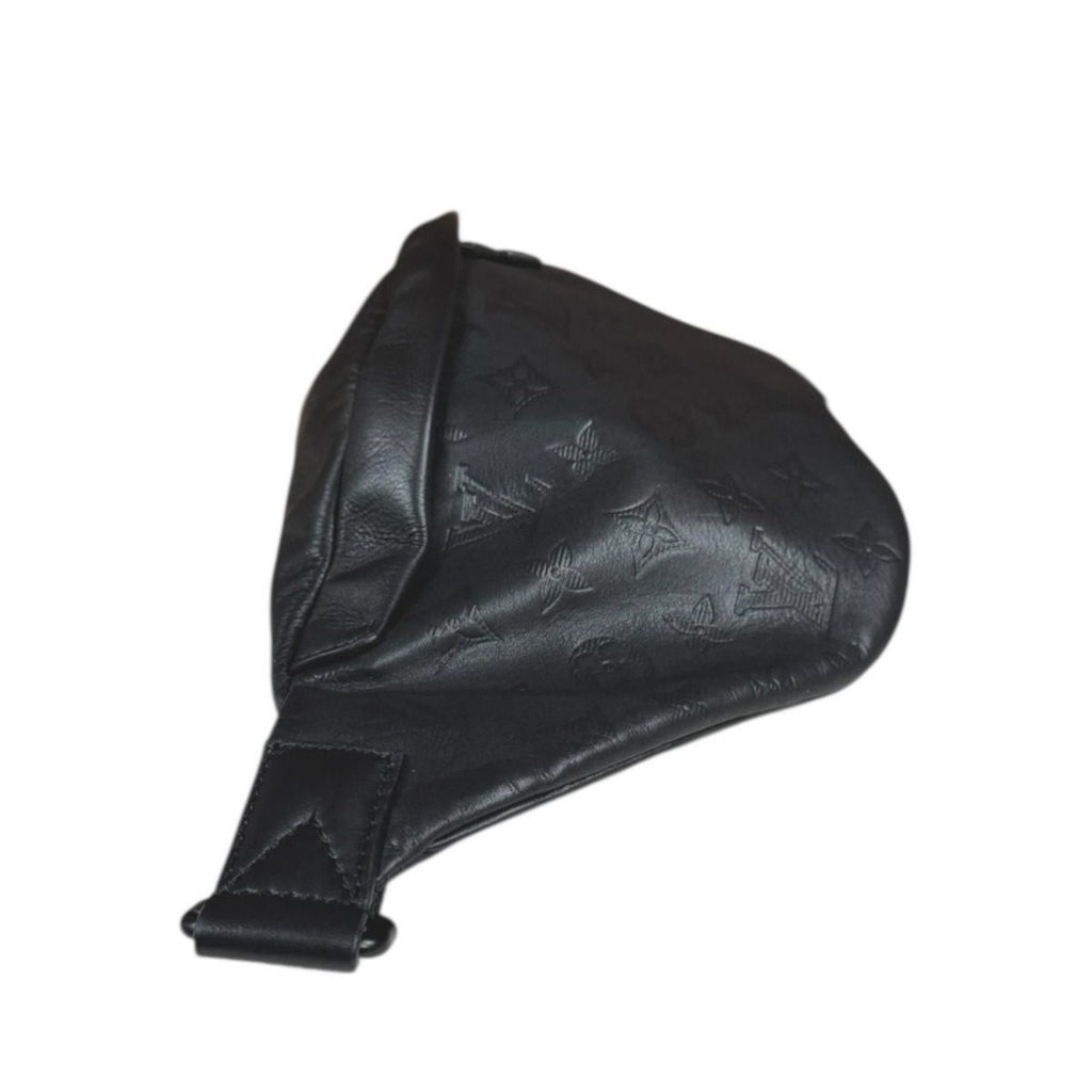 Louis Vuitton Discovery Bum Bag PM Monogram Shadow Leather Black — view 4