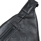Louis Vuitton Discovery Bum Bag PM Monogram Shadow Leather Black — view 9