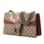 Gucci Blooms Dionysus Beige Burgundy Supreme Canvas Shoulder Bag — view 2