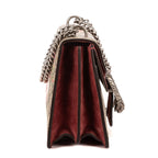 Gucci Blooms Dionysus Beige Burgundy Supreme Canvas Shoulder Bag — view 4