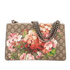 Gucci Blooms Dionysus Beige Burgundy Supreme Canvas Shoulder Bag — view 5
