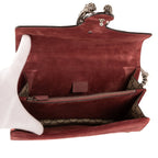 Gucci Blooms Dionysus Beige Burgundy Supreme Canvas Shoulder Bag — view 9