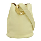 Bottega Veneta 2020 DROP Bag Leather Shoulder Bucket Handbag Cream