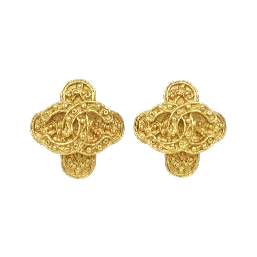 Chanel Vintage Earrings Gold