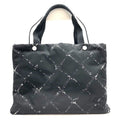Chanel Former Travel Line Tote Bag 5 th Unit Nylon Black