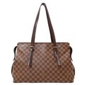 Louis Vuitton Tote Damier Canvas Chelsea Brown Handbag Large Commuting to School