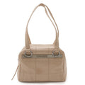 Chanel Chocolate Bar Stitch Mini Boston Bag Shoulder Caviar Leather