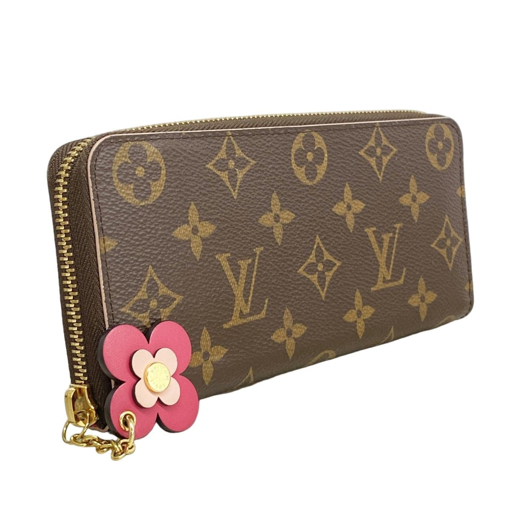 Louis Vuitton Wallet Monogram Portefeuille Clemence Brown Hot Pink — view 2
