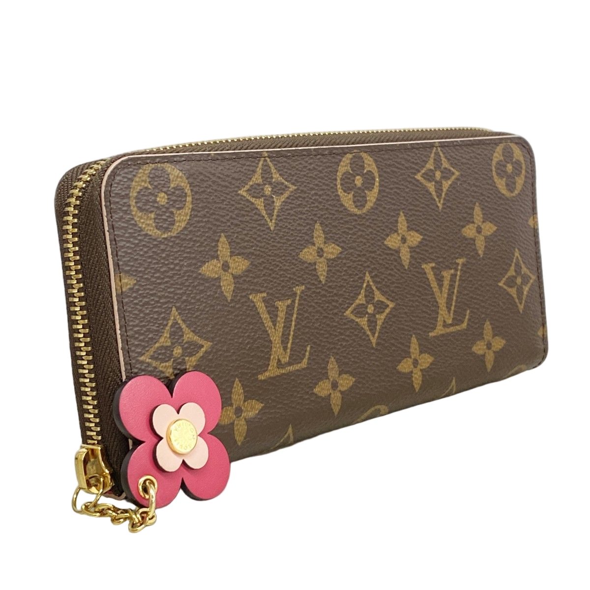 Louis Vuitton Wallet Monogram Portefeuille Clemence Brown Hot Pink — view 2